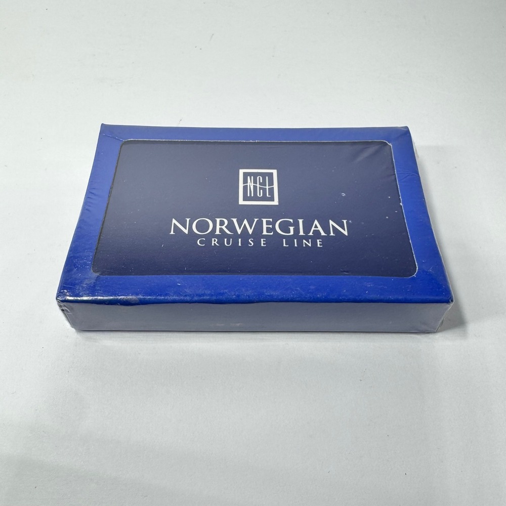 Norwegian Cruise Line NCL Playing Cards Sealed Souvenir Blue Box Collectible NEW